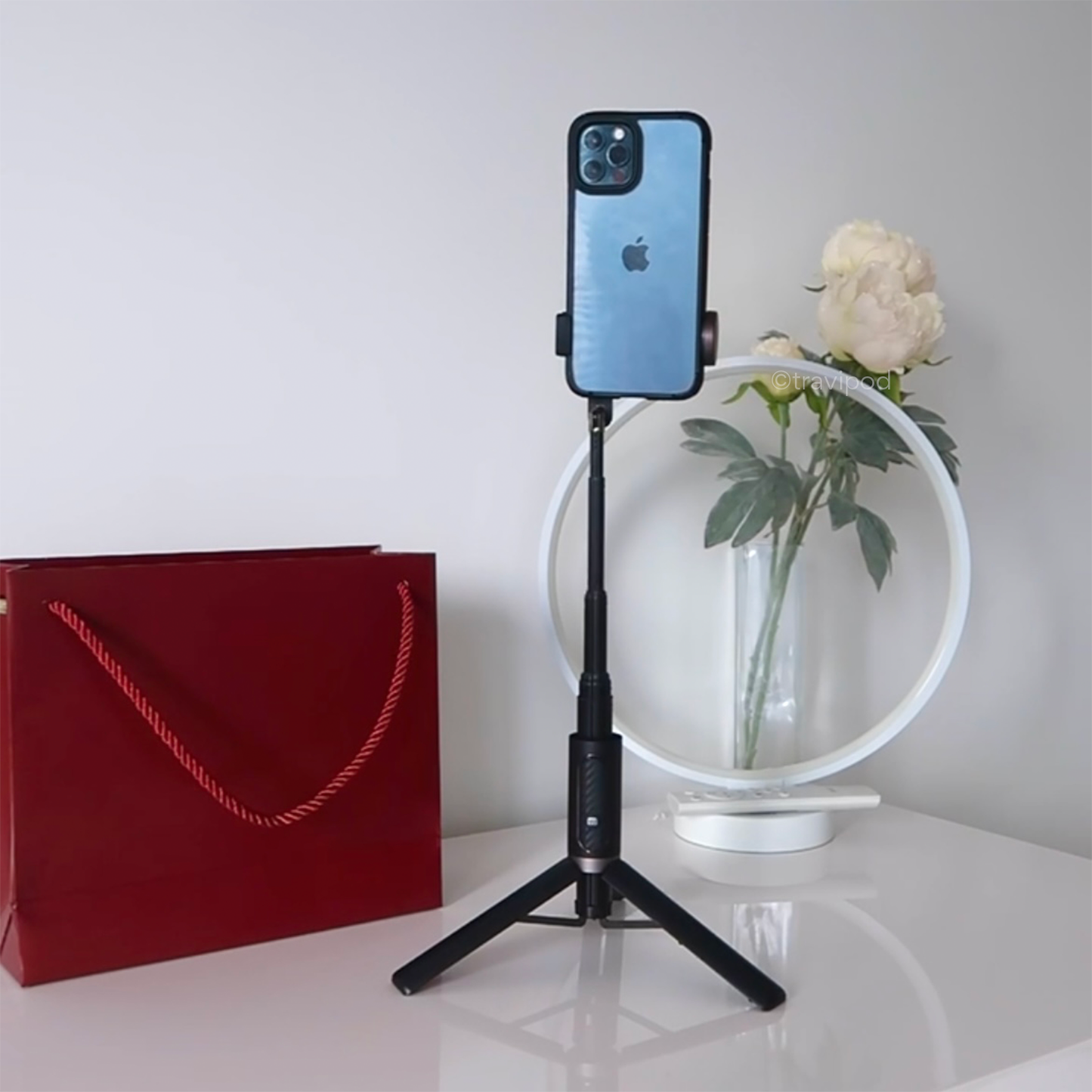 Travipod Mini® 31" Portable Tripod & Selfie Stick